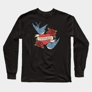 Vintage heart tattoo - Mother Long Sleeve T-Shirt